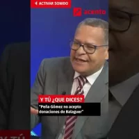Tony Peña Guaba“Peña Gómez no acepto donaciones de Balaguer”  #acentotv