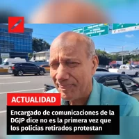 Encargado de comunicaciones de la DGJP dice no es la primera vez que los policías retirados protestan