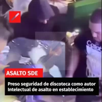 Preso seguridad de discoteca planeó asalto al establecimiento