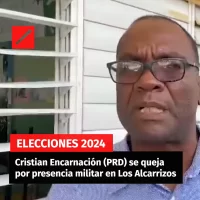 Cristian Encarnación (PRD) se queja por presencia militar en Los Alcarrizos