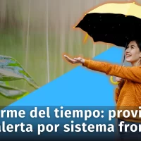 Informe del tiempo de hoy lunes en la República Dominicana: provincias en alerta por sistema frontal