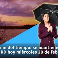 Informe del tiempo: se mantienen alertas meteorológicas para RD hoy miércoles 28 de febrero