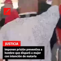 Imponen prisión preventiva a hombre que disparó a mujer con intención de matarla