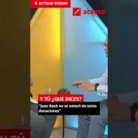 Eduardo Selman “Juan Bosh no se enteró de estas donaciones”  #acentotv