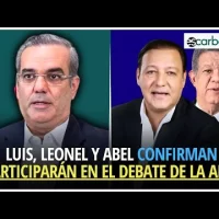 Luis, Leonel y Abel confirman participarán en el debate que convocó la ANJE