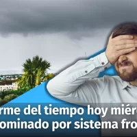 Clima: el tiempo hoy en la República Dominicana dominado por sistema frontal