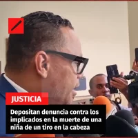 Depositan denuncia contra los implicados en la muerte de una niña de un tiro en la cabeza