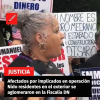 Afectados por implicados en operación Nido residentes en el exterior se aglomeraron en la Fiscalía DN