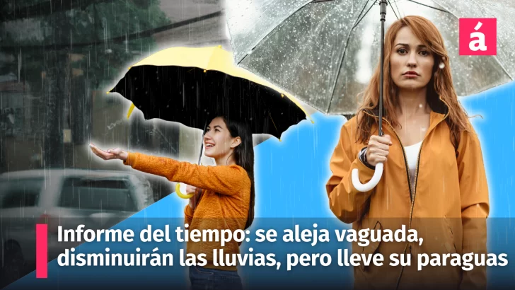 Informe del tiempo para mañana en la República Dominicana: vaguada sale lentamente del país pero no deje su paraguas