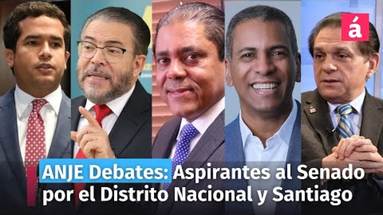 EN VIVO Debates Electorales 2024 de ANJE con candidatos al Senado