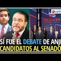 Así fue el primer día de debates de la ANJE: Candidatos al senado por el DN y Santiago