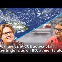 El COE aumenta alertas y se declara en sesión permanente por las lluvias que se proyectan para la República Dominicana