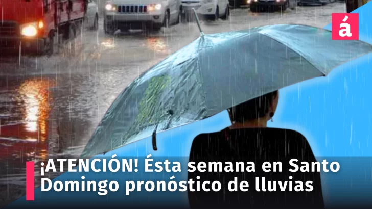 COE y Onamet modifican las alertas. Ésta semana en Santo Domingo el pronóstico del tiempo continúa afectado por la vaguada