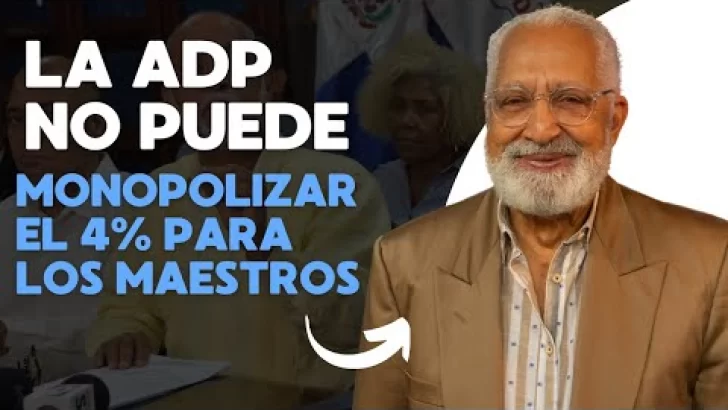 La ADP no puede monopolizar el 4% para el salario de los maestros, dice Héctor Rodríguez Cruz