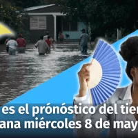 Mañana miércoles 8 de mayo, así estará el pronóstico del tiempo en la República Dominicana
