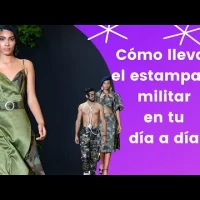 La diseñadora Alejandra Trujillo te muestra cómo usar la tendencia militar