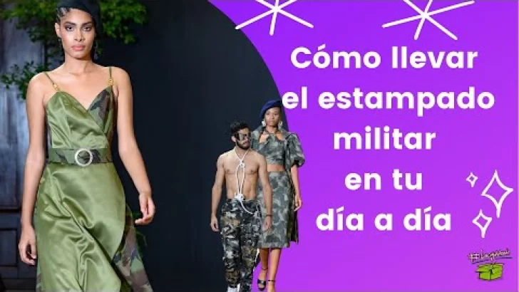 La diseñadora Alejandra Trujillo te muestra cómo usar la tendencia militar