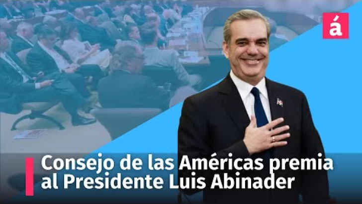 Presidente Abinader recibe premio del Consejo de las Américas. 54 conferencia sobre las Américas