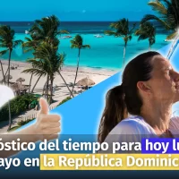 Pronóstico del tiempo de hoy lunes 13 de mayo en la República Dominicana