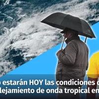 Clima: cómo estarán las condiciones del tiempo hoy martes en República Dominicana con la salida de la onda tropical