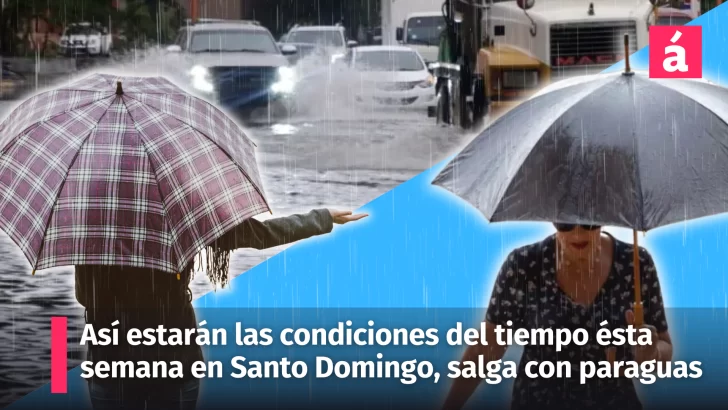 Asís estarán las condiciones del tiempo ésta semana en Santo Domingo bajo los efectos de onda tropical