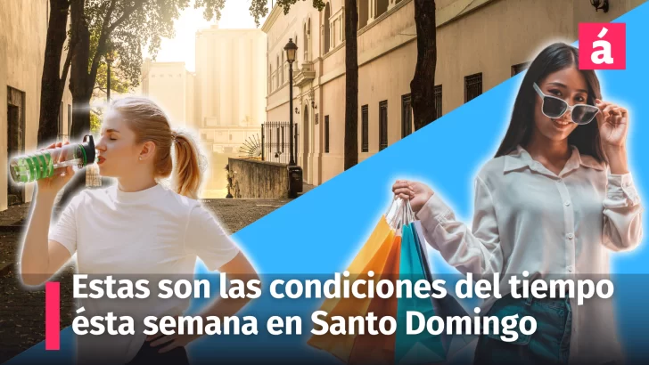 Así estarán las condiciones del tiempo en el resto de la semana en Santo Domingo. Continúa el calor (actualizado 12/06/2024)