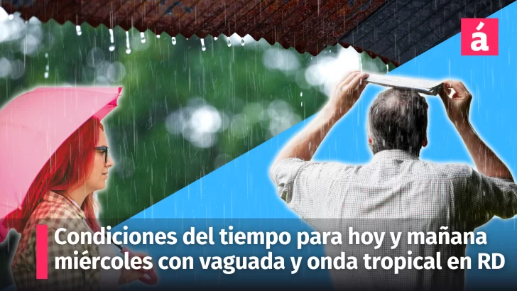 Así estarán las condiciones del tiempo para hoy y mañana miércoles 19 con la incidencia de vaguada y onda tropical