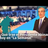 Abinader en “La Semanal” a su regreso de Suiza en la Cumbre sobre la Paz en Ucrania