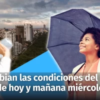 Clima: condiciones del tiempo para hoy martes, cambian desde mañana miércoles en la República Dominicana