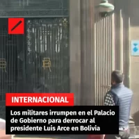 Los militares irrumpen en el Palacio de Gobierno para derrocar al presidente Luis Arce en Bolivia