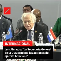 Luis Almagro- La Secretaría General de la OEA condena las acciones del ejército boliviano