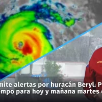 Clima en República Dominicana: pronóstico del tiempo para hoy y mañana martes. Entérese qué pasa con el huracán Beryl