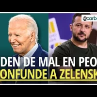 Biden de mal en peor: llama a Zelenski ‘presidente Putin’ y a Kamala ‘vicepresidente Trump’