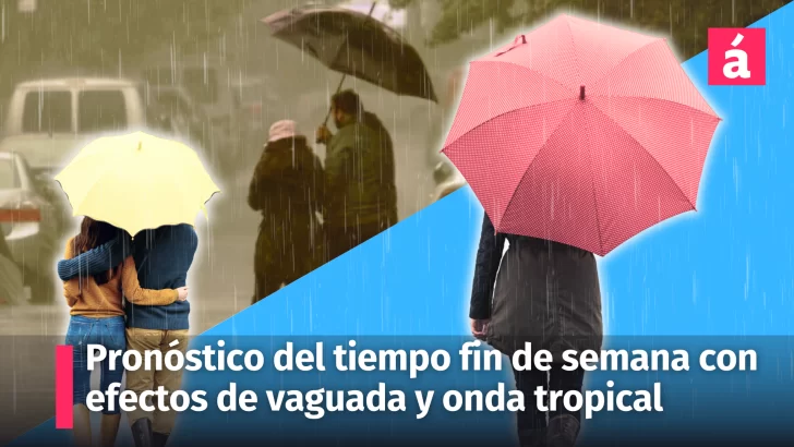 Clima en República Dominicana: en la tarde/noche de hoy y para mañana domingo, las condiciones del tiempo afectadas por vaguada y onda tropical (actualizado a la 1:00pm)