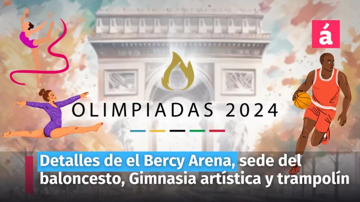 AcentoTv en Olimpiadas París 2024: Bercy Arena, sede para Baloncesto, Gimnasia Artística y Gimnasia en Trampolín