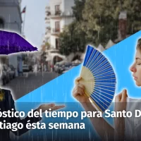 ¿Cómo estarán las condiciones del tiempo para ésta semana en Santo Domingo? Vea también los datos de la Provincia de Samaná