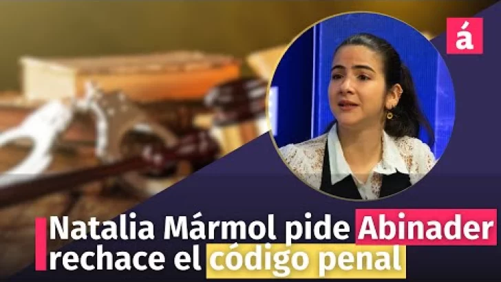 Natalia Mármol pide Abinader rechace el código penal