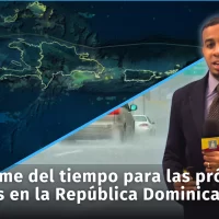 Informe del tiempo para las próximas horas en la República Dominicana, con la incidencia de una vaguada