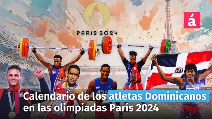 Dominicanos en las olimpiadas París 2024. Calendario de atletismo y voleibol