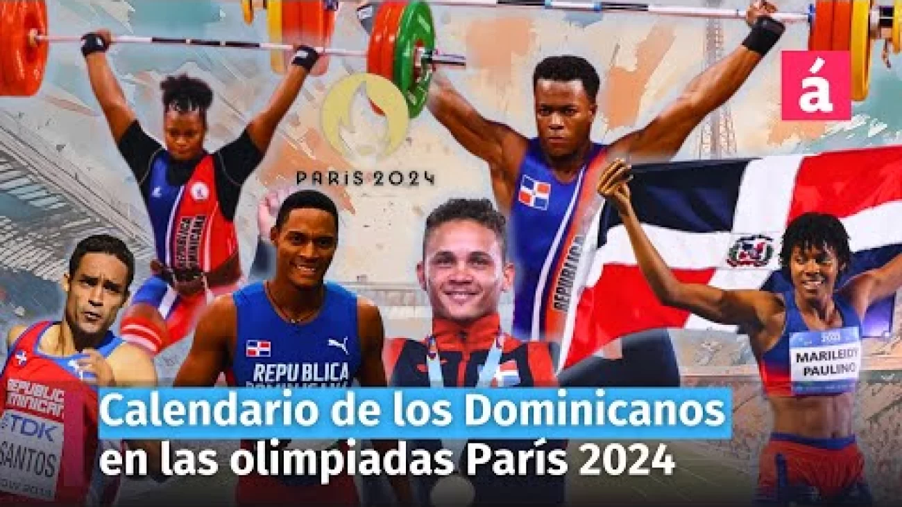 JJOO París 2024. Aquí el calendario de los competidores dominicanos en