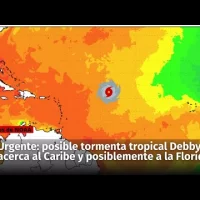 Urgente: Posible Tormenta Tropical Debby se acerca al Caribe y va para la Florida – Pronóstico 2024