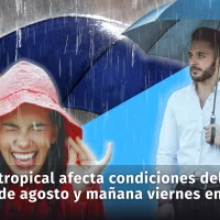 Clima en República Dominicana hoy 1 de agosto y mañana viernes 2 con la incidencia de onda tropical