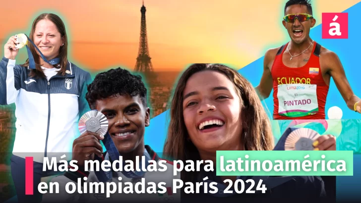 Medallero de París 2024. Latinoamérica sigue obteniendo medallas en las Olimpiadas