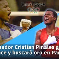 Boxeador Cristian Javier Pinales gana bronce y con su energía va tras medalla de oro en París 2024