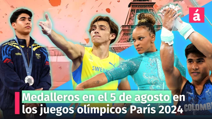 Así va el ranking de medallas de los países en la Olimpiadas París 2024 hoy 5 de agosto