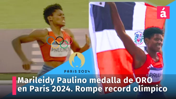 Marileidy Paulino gana oro. Disfrute el mágico momento cuando rompe record olímpico en París 2024