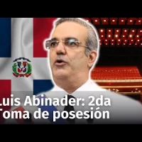 Toma de posesión, nuevo Gobierno de Luis Abinader