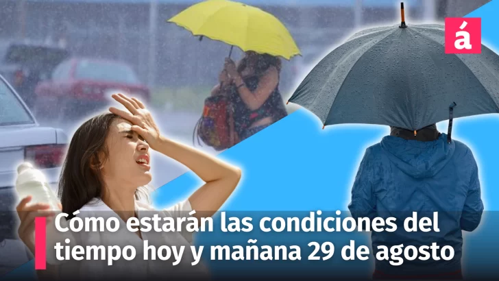 Clima en República Dominicana: Pronóstico del tiempo hoy miércoles y mañana 29 de agosto, incidencia de vaguada y onda tropical