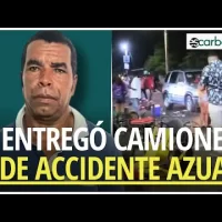 Tragedia en Azua: Se entregó el conductor del camión que atropelló personas en Azua