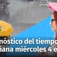 Clima para la República Dominicana: Pronóstico del tiempo de hoy martes 3 y mañana 4 de septiembre.